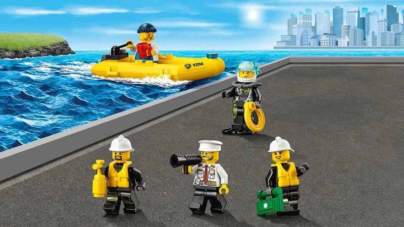 LEGO City - Пожарный катер foto