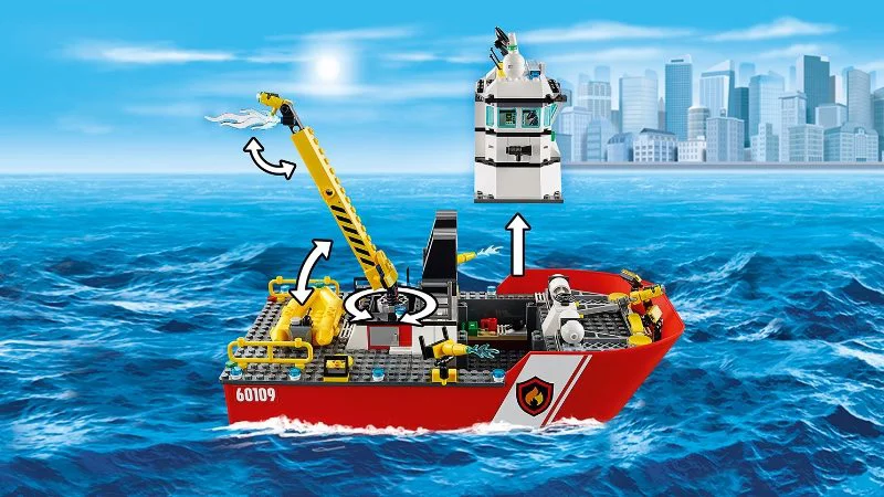 LEGO City - Пожарный катер foto