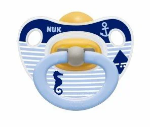 Пустышка NUK Happy Kids из латекса (0-6 мес.) foto