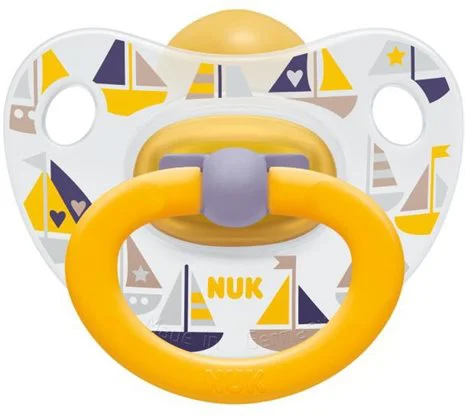 Пустышка NUK Happy Kids из латекса (0-6 мес.) foto