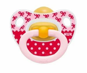 Пустышка NUK Happy Kids из латекса (0-6 мес.) foto