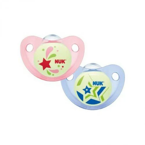 Пустышка NUK Night &amp; Day из силикона foto