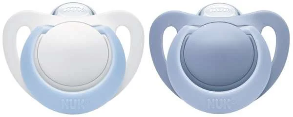 Пустышка NUK Genius из силикона (0-6 мес.) foto