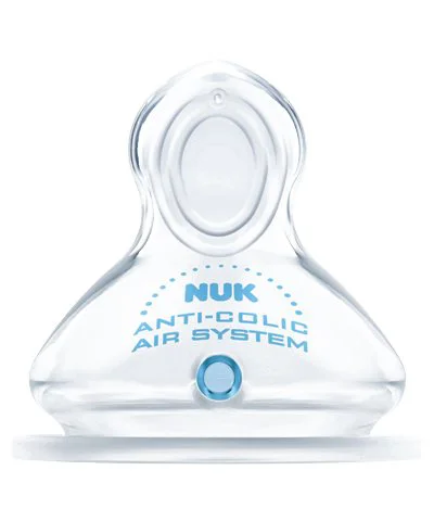 Tetina NUK First Choice din silicon, flux pentru lichide (0-6 luni)