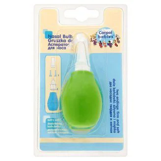 Aspirator nazal Canpol cu 2 varfuri (moale si tare) foto
