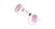 Biberon din plastic Chicco Girl cu tetina din silicon inclinata, 250 ml foto
