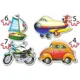 Puzzle Castorland Transport Vehicles, 4 in 1 (4+5+6+7 piese) foto
