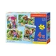 Puzzle Castorland Fun with Horses, 4 in 1 (30+40+50+60 piese) foto