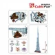 Puzzle 3D CubicFun Burj Khalifa foto