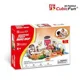 Puzzle 3D CubicFun Shopping Street-Music Shop foto