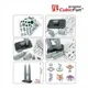 Puzzle 3D CubicFun Petronas Towers foto