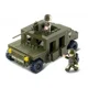 Constructor Sluban Army Land Forces II - Hummer Squadcar foto