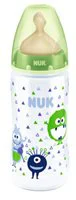 Бутылочка пластиковая NUK First Choice с латексной соской (0-6 мес.), 300 мл foto