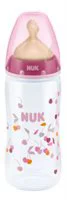 Бутылочка пластиковая NUK First Choice с латексной соской (0-6 мес.), 300 мл foto