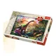 Puzzle Trefl Dinosaurs land, 100 piese foto