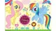 Puzzle Trefl Hasbro Ponies in the amusement park, 60 piese foto