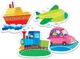 Puzzle Trefl Baby Classic - Vehicles, 4 in 1 (2+3+4+5 piese) foto