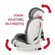 Автокресло с системой Isofix Coccolle Vela-Fix 9-36 кг Серое foto
