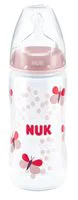 Бутылочка пластиковая NUK First Choice с силиконовой соской (0-6 мес.), 300 мл foto