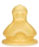 Tetina NUK First Choice din latex, flux pentru lapte (6-18 luni)