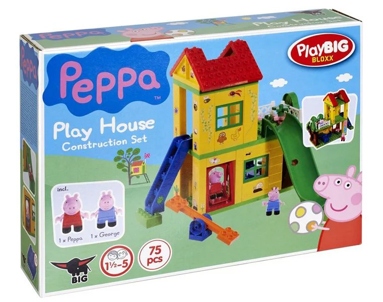 Constructor Peppa Pig Teren de joaca, 75 piese