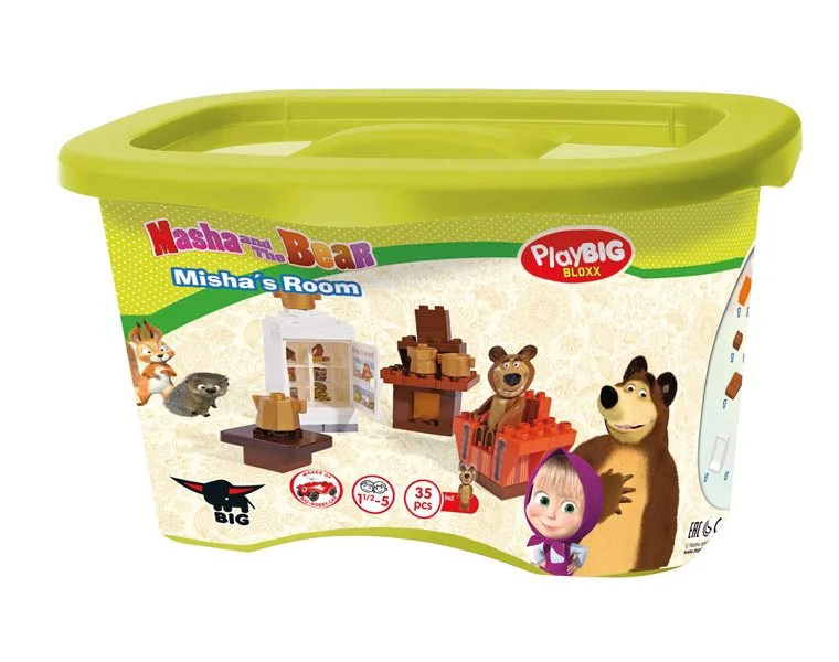 Constructor BIG "Masa si Ursul" Bucataria Ursului, 35 piese