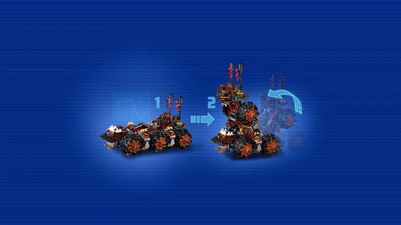 LEGO Nexo Knights - General Magmar's Siege Machine of Doom foto
