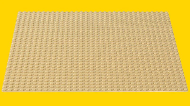 LEGO Classic - Sand Baseplate foto