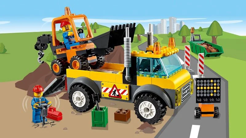 LEGO Juniors - Road Work Truck foto