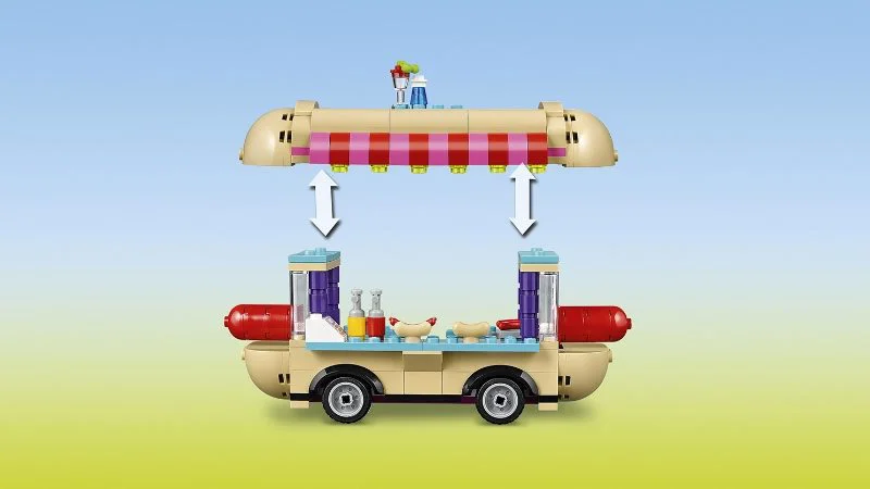 LEGO Friends - Фургон с хот догами foto