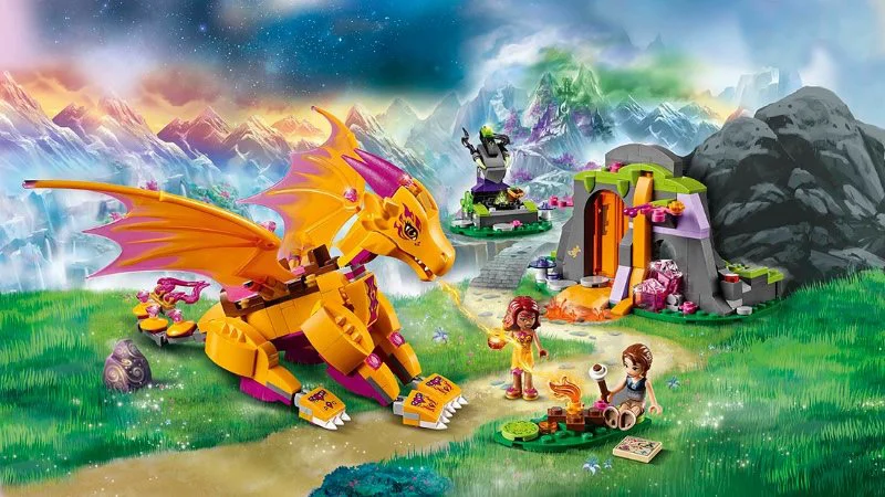 LEGO Elves - The Dragon's Lava Cave foto