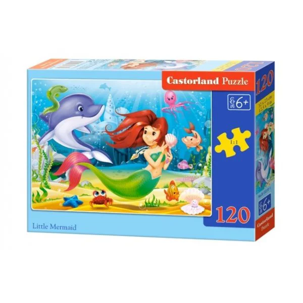 Puzzle Castorland Little Mermaid, 120 MIDI piese foto