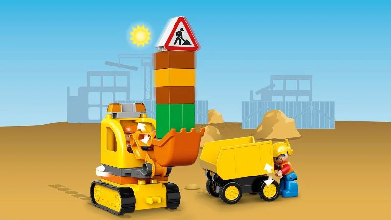 LEGO Duplo - Truck &amp; Tracked Excavator foto