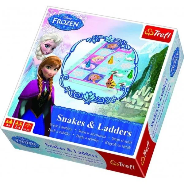 Joc de societate Trefl Disney Frozen "Snakes &amp; Ladders" foto