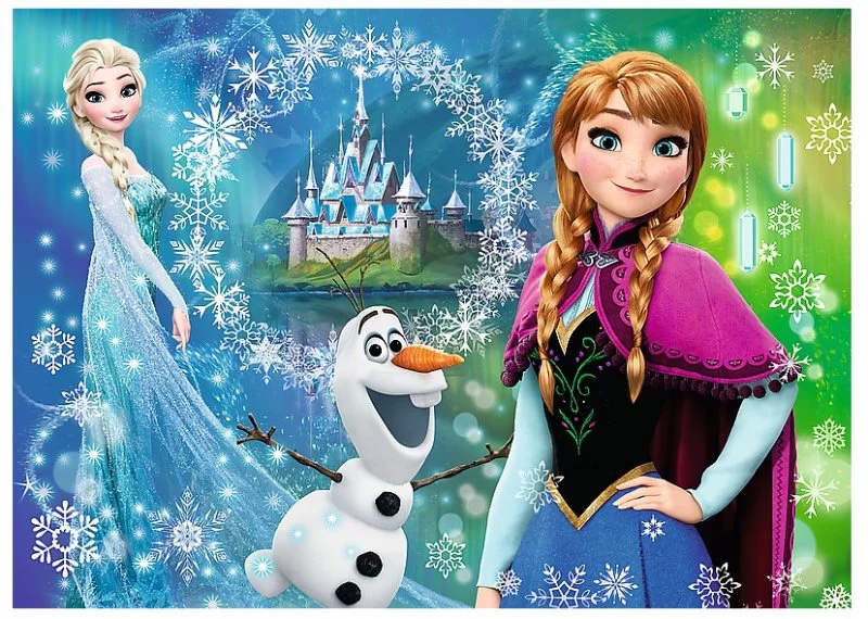 Puzzle Trefl Disney Frozen Power of sisters, 200 piese foto