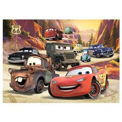 Puzzle Trefl Disney Cars The expedition to the mountains, 200 piese foto