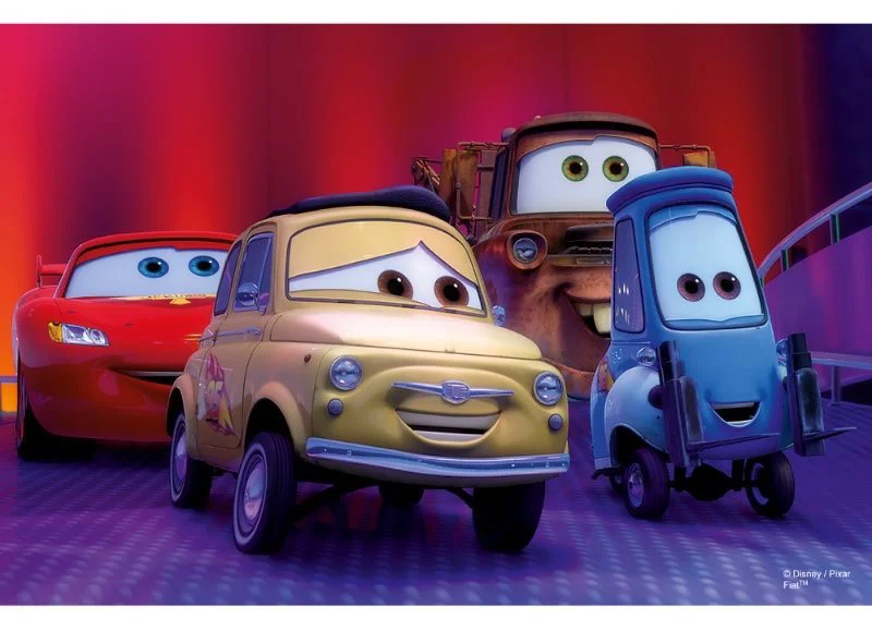 Puzzle Trefl Disney Cars 2, 54 MINI piese foto