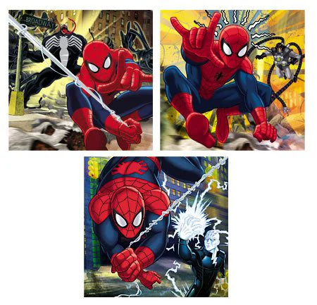 Puzzle Trefl Disney Marvel "Spiderman's world", 3 in 1 (20+36+50 piese) foto