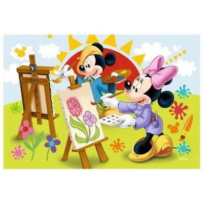 Puzzle Trefl Disney Characters "What is a profession", 54 MINI piese foto