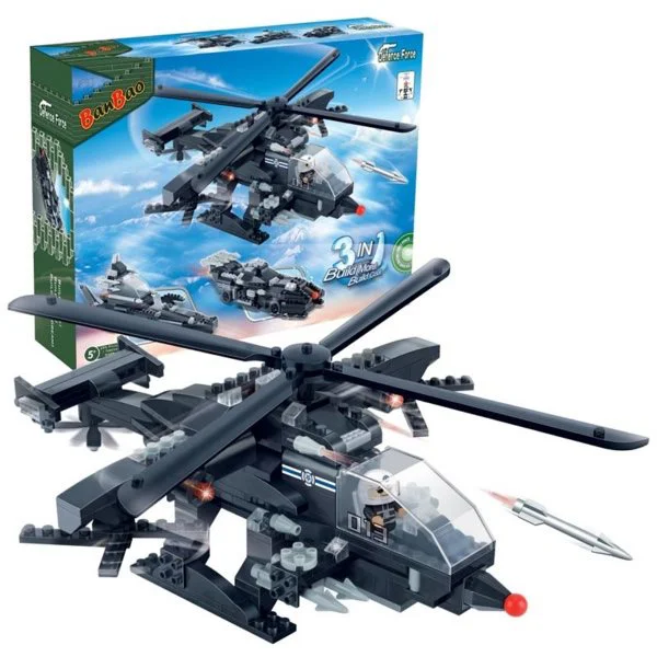 Constructor BanBao Army Helicopter