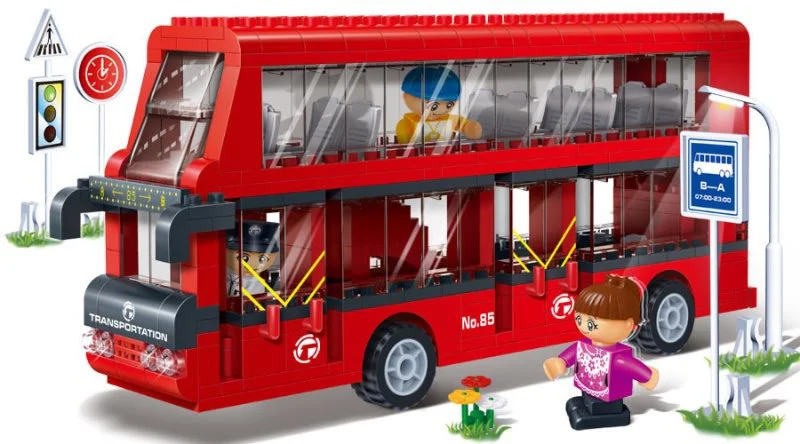 Конструктор Banbao Double Decker Bus foto