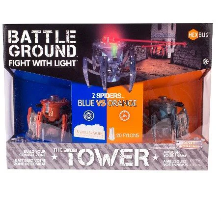 Set 2 paianjeni cu telecomanda si camp de lupta HEXBUG Battle Ground foto