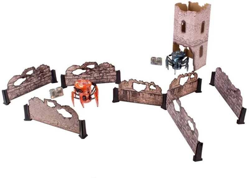Set 2 paianjeni cu telecomanda si camp de lupta HEXBUG Battle Ground foto