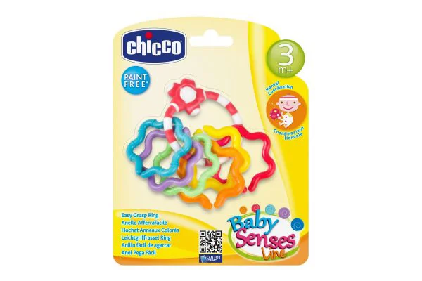 Прорезыватель Chicco соединяющиеся кольца (3+ мес.) foto