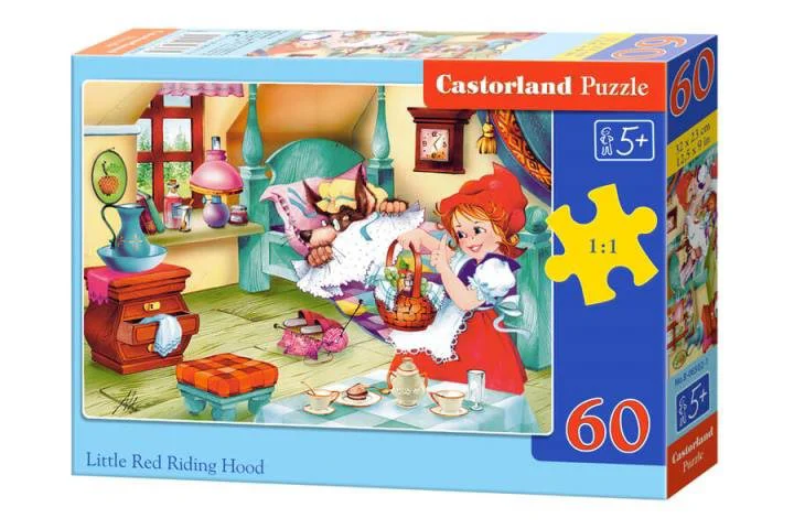 Puzzle Castorland Little Red Riding Hood, 60 MIDI piese foto