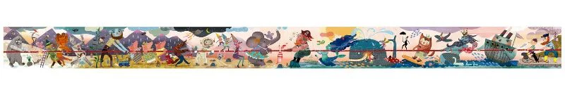 Пазл Londji 1,2,3 Go!, 200 см