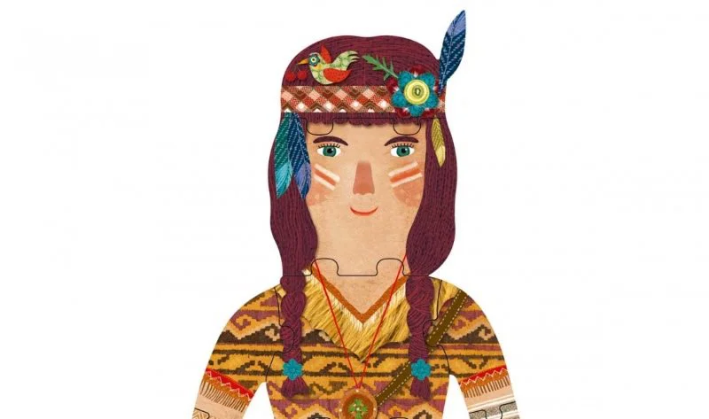 Пазл двусторонний Londji Indian