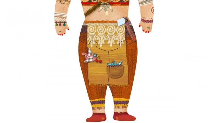 Пазл двусторонний Londji Indian