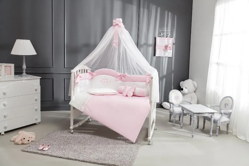 Комплект детского белья Specialbaby Sofia Пастельный розовый, 6 эл.