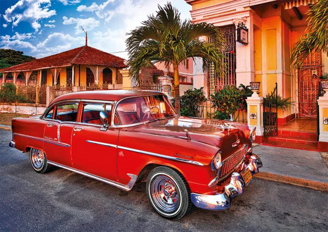 Puzzle Trefl Chevrolet Bel Air Oldtimer, 1000 piese foto